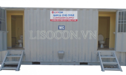 Container Vệ Sinh 20feet: Giải Pháp Hạ Tầng Tạm Thời Cho Dự Án Quy Mô Lớn